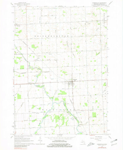 United States Geological Survey Carsonville, MI (1963, 24000-Scale) digital map