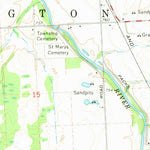 United States Geological Survey Carsonville, MI (1963, 24000-Scale) digital map