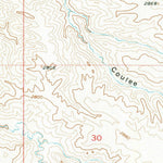 United States Geological Survey Carter Coulee, MT (1954, 24000-Scale) digital map