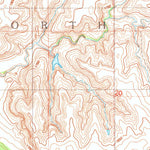 United States Geological Survey Carter East, OK (1989, 24000-Scale) digital map