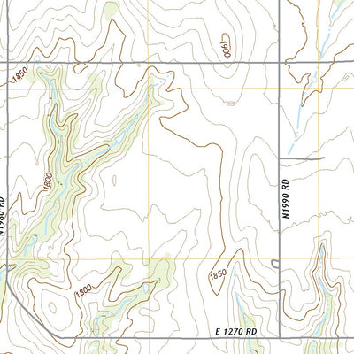 United States Geological Survey Carter East, OK (2022, 24000-Scale) digital map