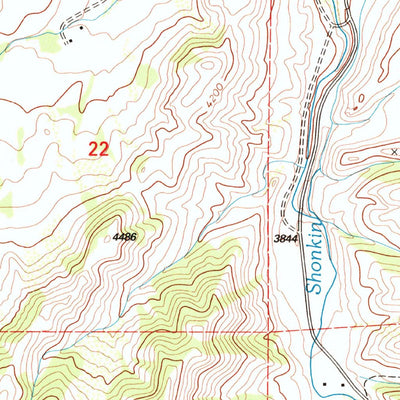 United States Geological Survey Carter Mountain, MT (1995, 24000-Scale) digital map
