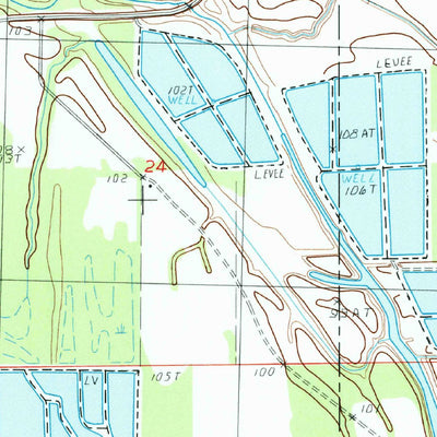 United States Geological Survey Carter, MS (1988, 24000-Scale) digital map