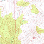 United States Geological Survey Carter Reservoir, NV-CA (1966, 24000-Scale) digital map