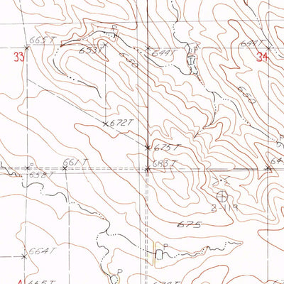 United States Geological Survey Carter, SD (1982, 25000-Scale) digital map