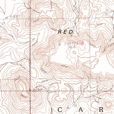 United States Geological Survey Carter, SD (1982, 25000-Scale) digital map