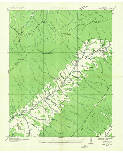 United States Geological Survey Carter, TN (1935, 24000-Scale) digital map