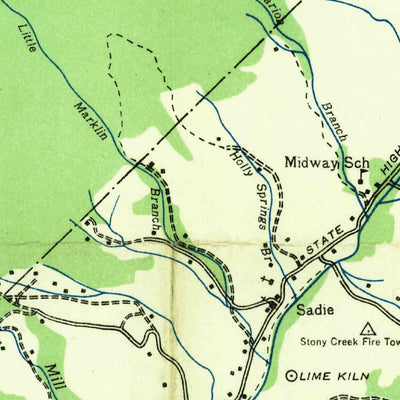 United States Geological Survey Carter, TN (1935, 24000-Scale) digital map