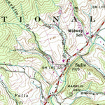United States Geological Survey Carter, TN (1938, 24000-Scale) digital map