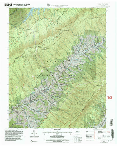 United States Geological Survey Carter, TN (2003, 24000-Scale) digital map