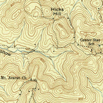 United States Geological Survey Carters Creek, TN (1941, 24000-Scale) digital map