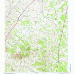 United States Geological Survey Carters Creek, TN (1965, 24000-Scale) digital map