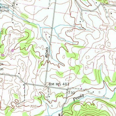 United States Geological Survey Carters Creek, TN (1965, 24000-Scale) digital map