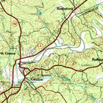 United States Geological Survey Cartersville, GA (1981, 100000-Scale) digital map