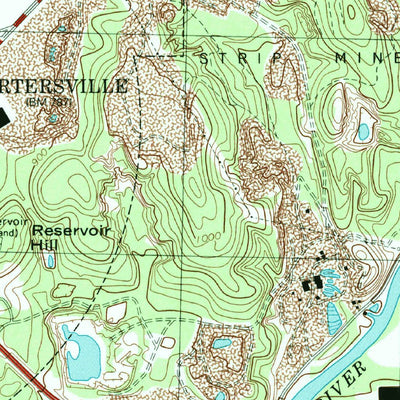 United States Geological Survey Cartersville, GA (1992, 24000-Scale) digital map