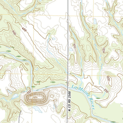 United States Geological Survey Carthage East, IL (2021, 24000-Scale) digital map