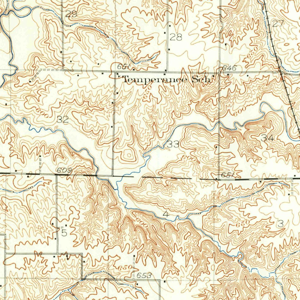 Carthage, IL (1933, 62500Scale) Map by United States Geological Survey Avenza Maps