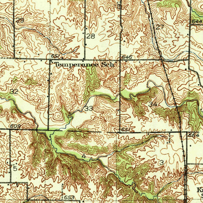 United States Geological Survey Carthage, IL (1937, 62500-Scale) digital map