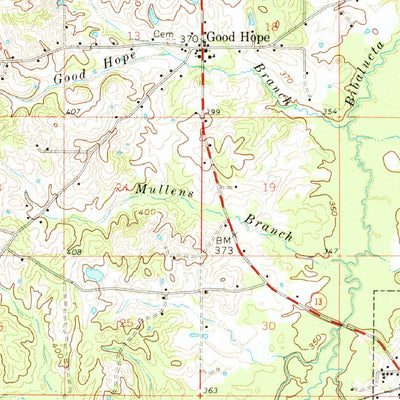 United States Geological Survey Carthage, MS (1961, 62500-Scale) digital map