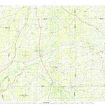 United States Geological Survey Carthage, MS (1984, 100000-Scale) digital map