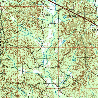 United States Geological Survey Carthage, MS (1994, 100000-Scale) digital map