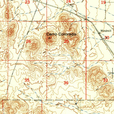 United States Geological Survey Carthage, NM (1948, 62500-Scale) digital map