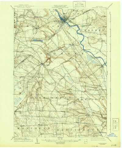 United States Geological Survey Carthage, NY (1904, 62500-Scale) digital map
