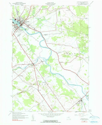 United States Geological Survey Carthage, NY (1943, 24000-Scale) digital map