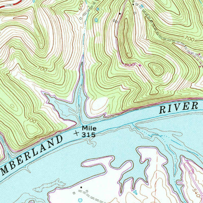 United States Geological Survey Carthage, TN (1968, 24000-Scale) digital map