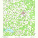 United States Geological Survey Carthage, TX (1958, 62500-Scale) digital map