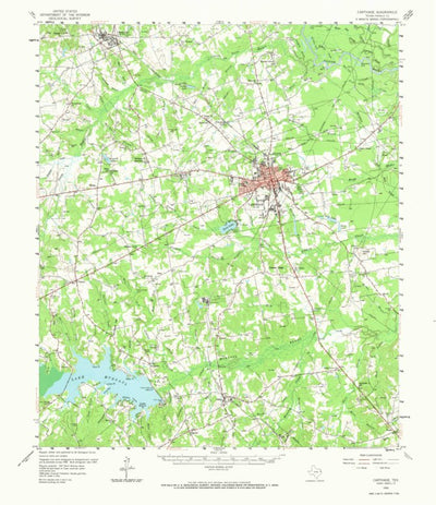 United States Geological Survey Carthage, TX (1958, 62500-Scale) digital map