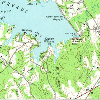 United States Geological Survey Carthage, TX (1958, 62500-Scale) digital map