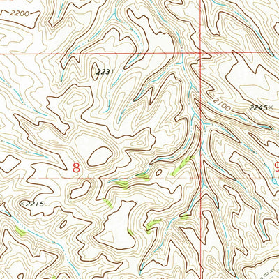United States Geological Survey Cartwright, ND (1972, 24000-Scale) digital map