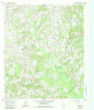 United States Geological Survey Cartwright, TX (1960, 24000-Scale) digital map