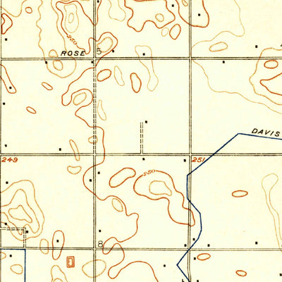 United States Geological Survey Caruthers, CA (1925, 31680-Scale) digital map