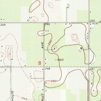 United States Geological Survey Caruthers, CA (1963, 24000-Scale) digital map