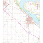 United States Geological Survey Caruthersville, MO-TN (1971, 24000-Scale) digital map