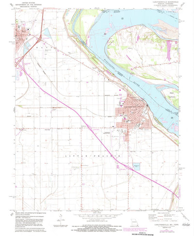 United States Geological Survey Caruthersville, MO-TN (1971, 24000-Scale) digital map