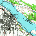 United States Geological Survey Caruthersville, MO-TN-AR (1951, 62500-Scale) digital map