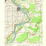 United States Geological Survey Caruthersville, MO-TN-AR (1957, 62500-Scale) digital map