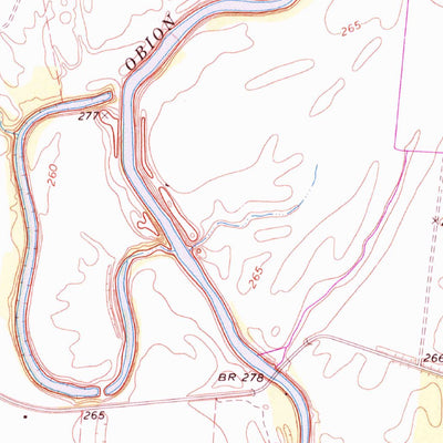 United States Geological Survey Caruthersville SE, TN-MO (1971, 24000-Scale) digital map