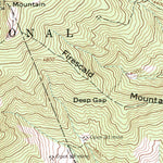 United States Geological Survey Carvers Gap, NC-TN (1960, 24000-Scale) digital map