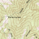 United States Geological Survey Carvers Gap, NC-TN (1960, 24000-Scale) digital map