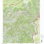 United States Geological Survey Carvers Gap, NC-TN (1994, 24000-Scale) digital map