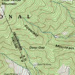 United States Geological Survey Carvers Gap, NC-TN (1994, 24000-Scale) digital map