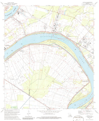 United States Geological Survey Carville, LA (1974, 24000-Scale) digital map