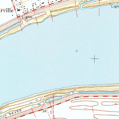 United States Geological Survey Carville, LA (1974, 24000-Scale) digital map