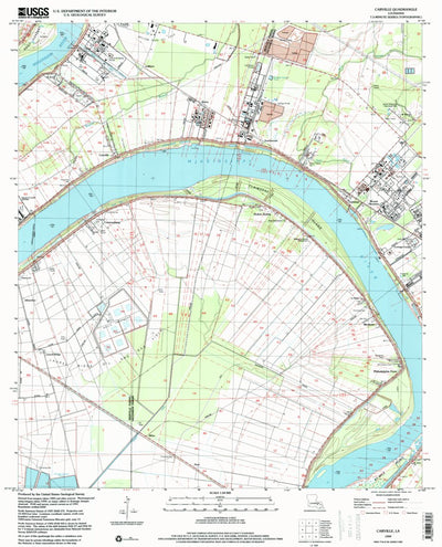 United States Geological Survey Carville, LA (1999, 24000-Scale) digital map