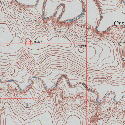 United States Geological Survey Carwood Cemetery, KS (1968, 24000-Scale) digital map
