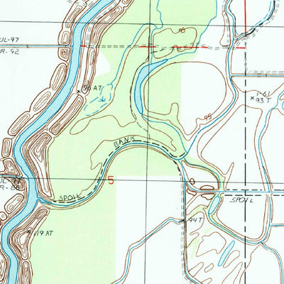 United States Geological Survey Cary, MS (1988, 24000-Scale) digital map